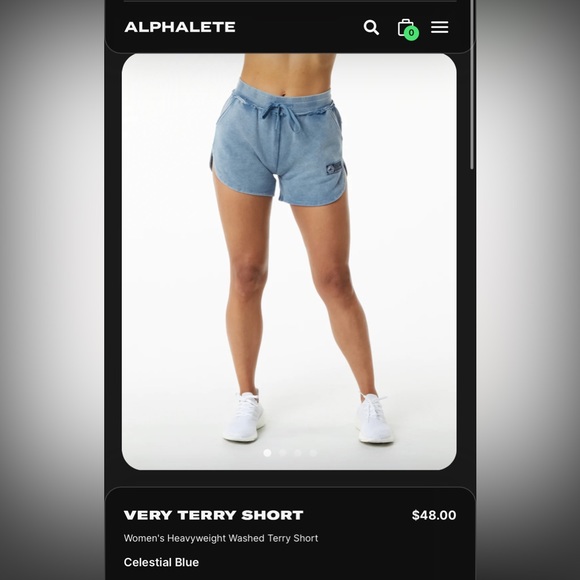 Alphalete Very Terry Shorts - Picture 1 of 1